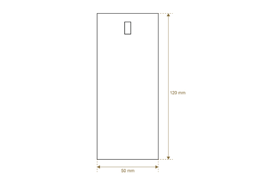 Papiretiket Model HT-M107