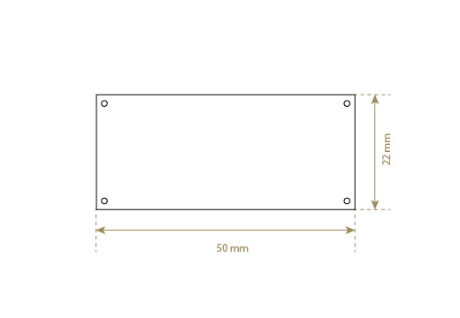 Ægte læder etiket Model EP-M10