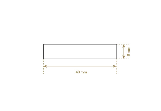 Ægte læder etiket Model EP-M25