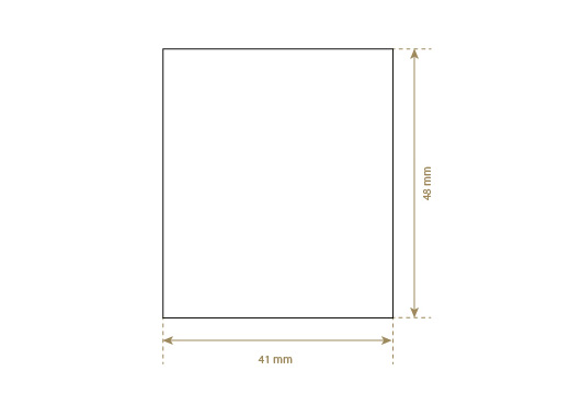 Ægte læder etiket Model EP-M41