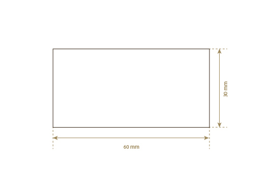 Ægte læder etiket Model EP-M54