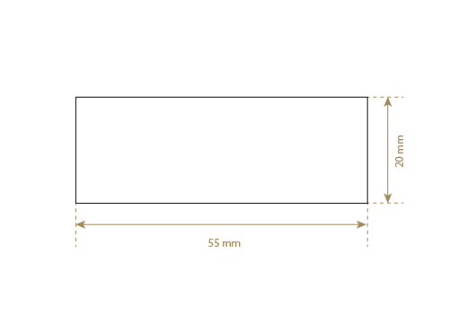 Ægte læder etiket Model EP-M56