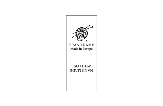 Ægte læder etiket Model EP-M61