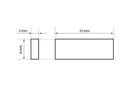 Plastik forseglingsmærke Model ST-M154