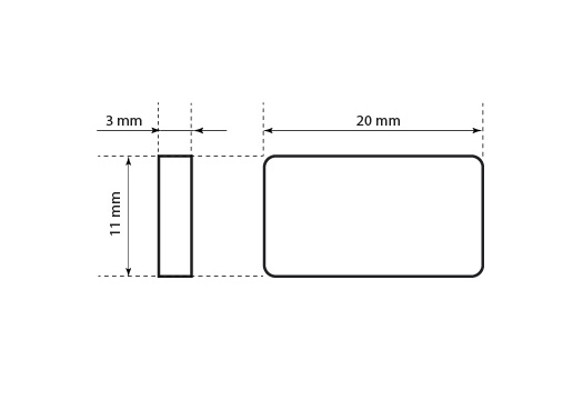 Plastik forseglingsmærke Model ST-M183