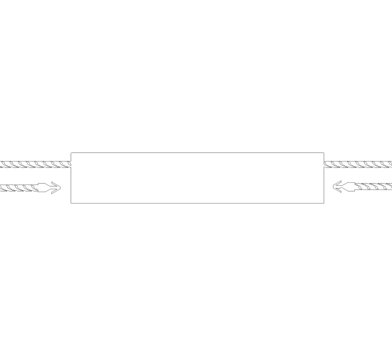 Plastik forseglingsmærke Model ST-M205