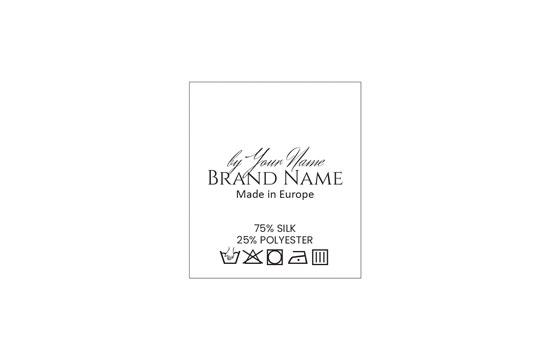 Tøjvaskemærke Model TC-M195