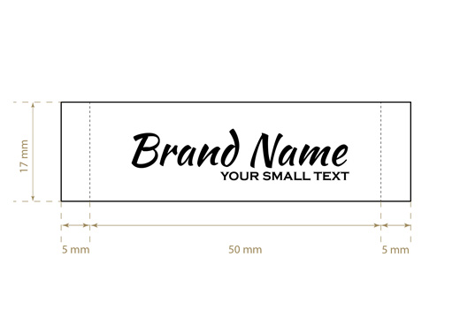 Vævet stofmærke Vogue Style Model WL-M22