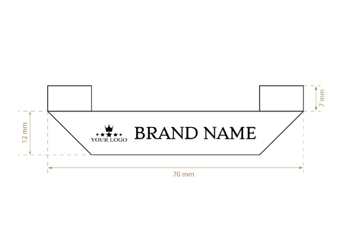 Vævede label Nice Style Model WL-M37