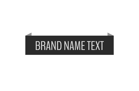 Vævede label Standard Style Model WL-M5