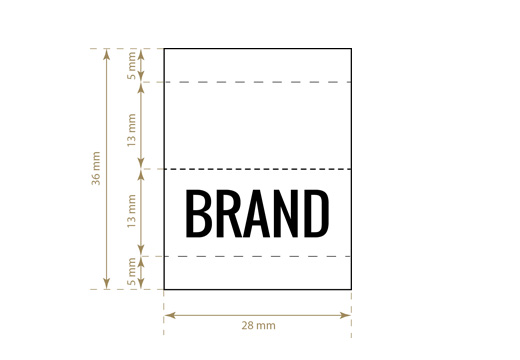 Vævede label Small Style Model WL-M54
